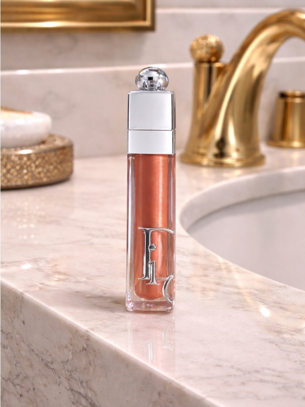 Dior Addict Lip Maximizer - Lip Plumping Gloss in Bronze Glow, Brand New no Box
